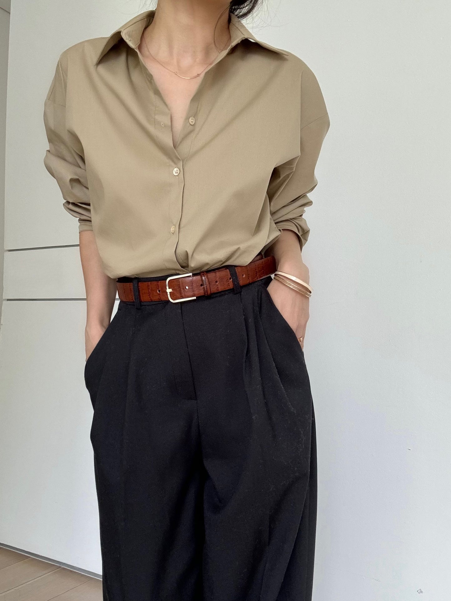 Every Way Shirt - Olive Twine ( XS restock)