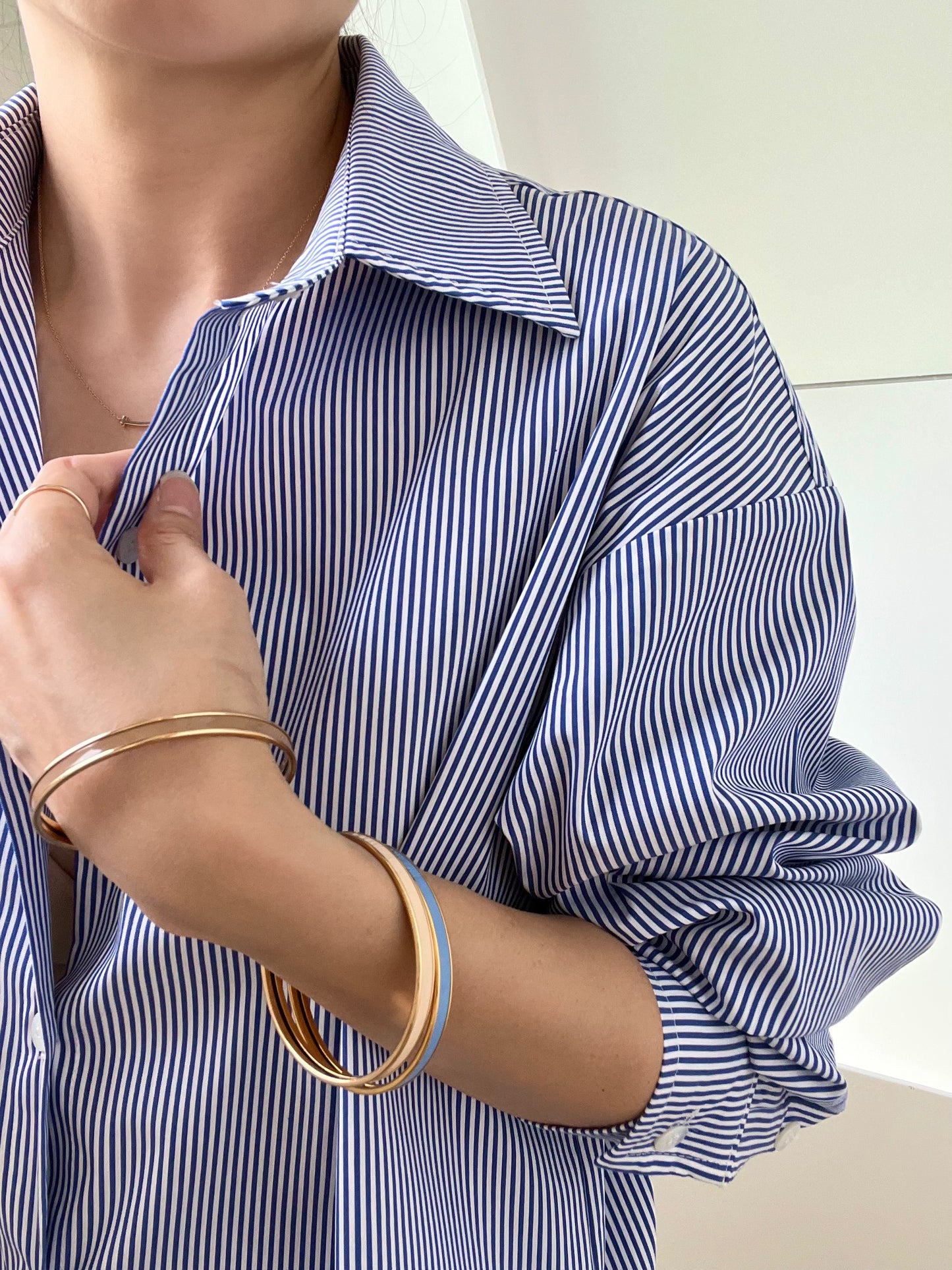 Classic Blue Stripe Shirt ( Limited restock)