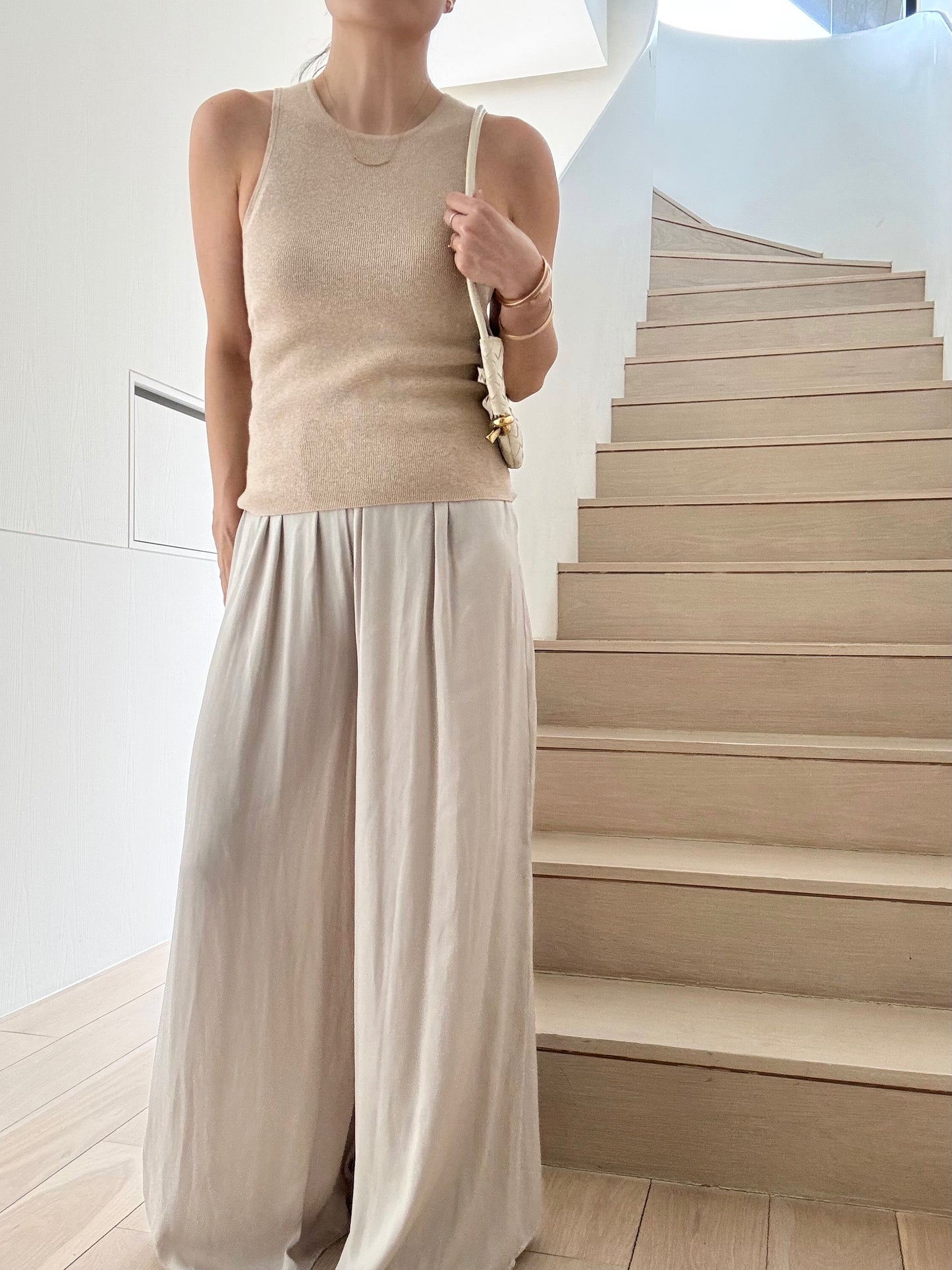 Cotton Cashmere Everyday Tank- Sable