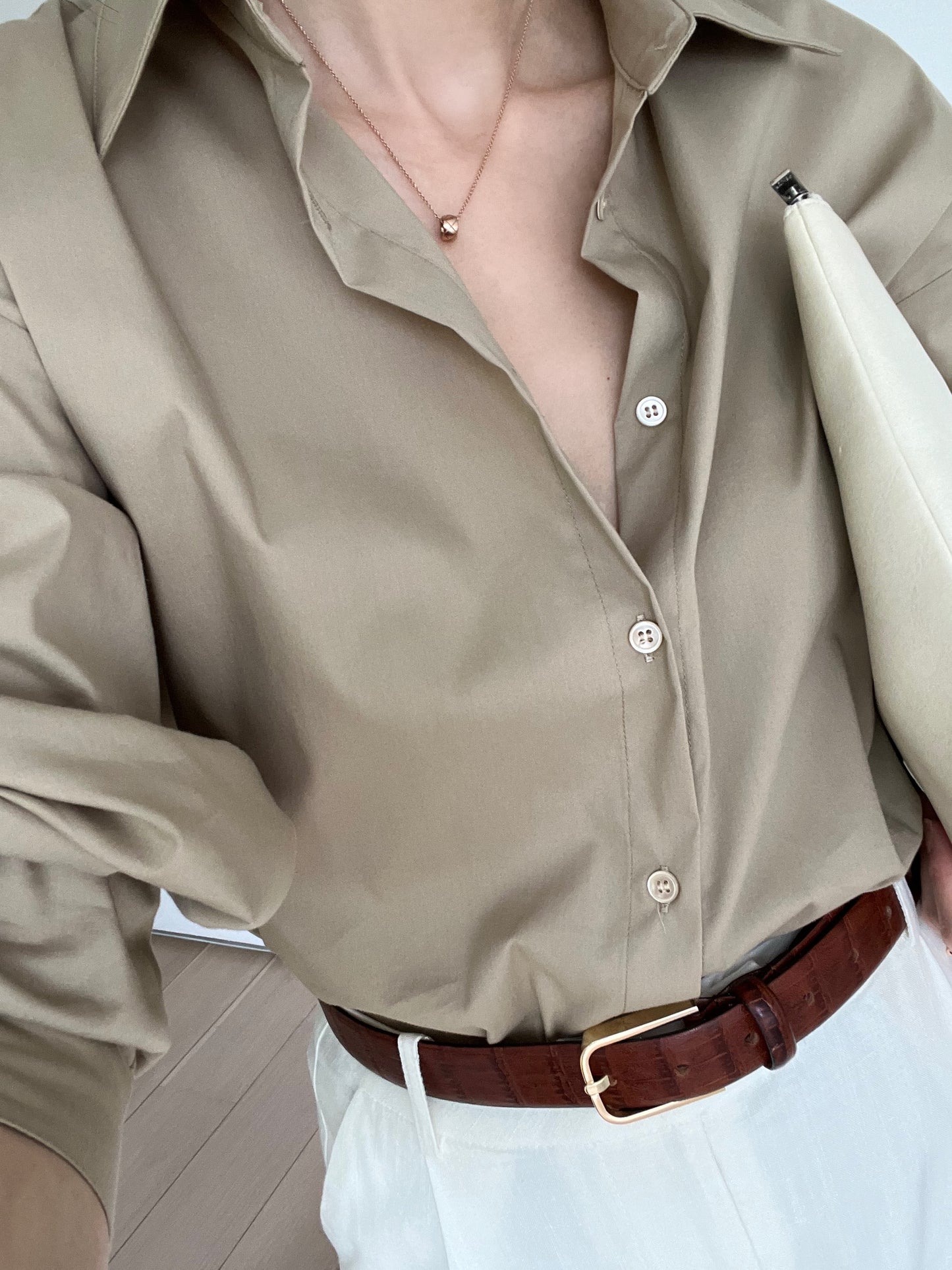Every Way Shirt - Olive Twine ( XS restock)