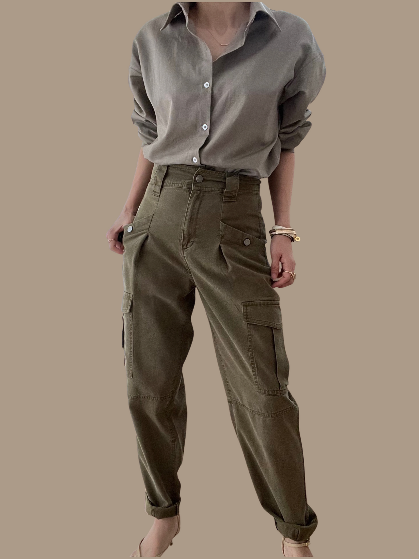 Sold Out- 02 Linen Shirt- Cocoa
