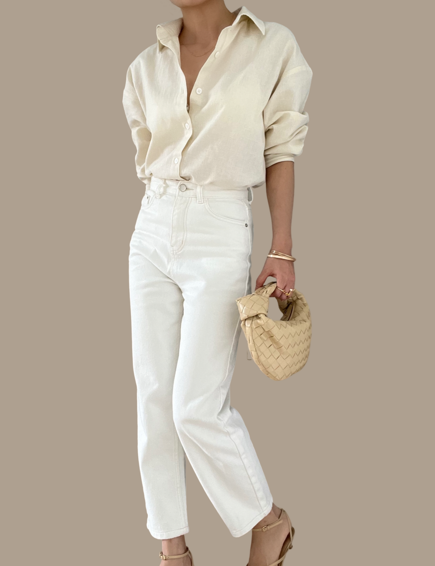 Sold Out- 02 Linen Shirt -Buttermilk