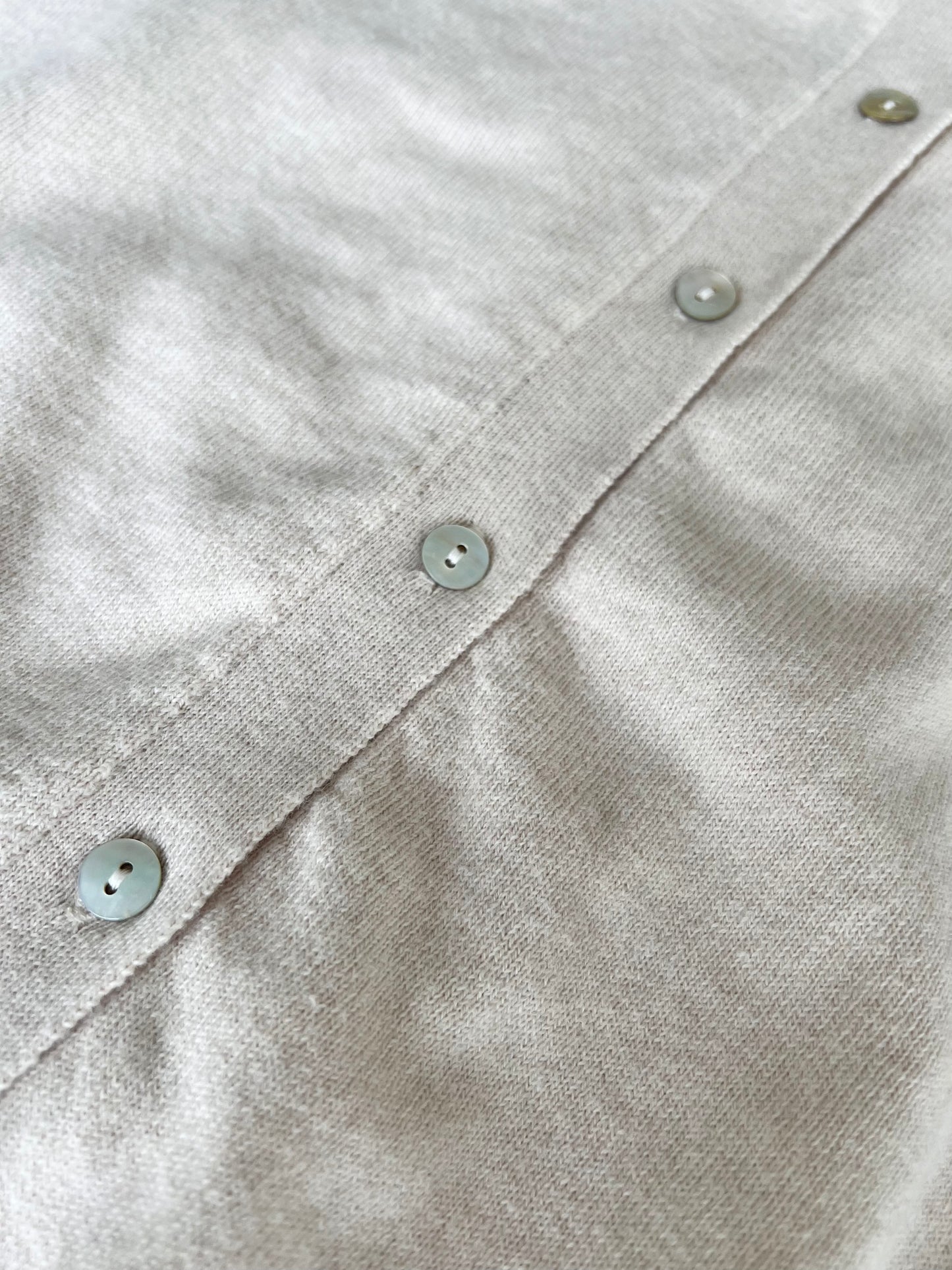 Sold Out -09 Cotton Cashmere Cardigan - Sand