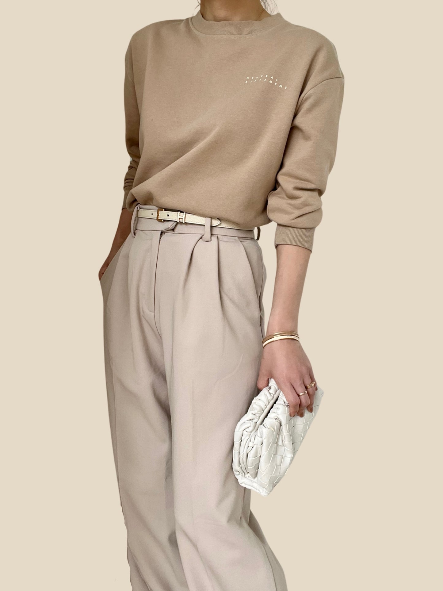 Sold Out -07 Everyday Sweatshirt- Latte