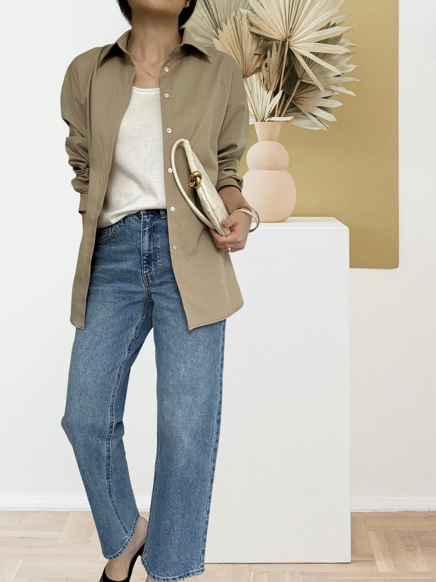 Every Way Shirt - Olive Twine ( XS restock)