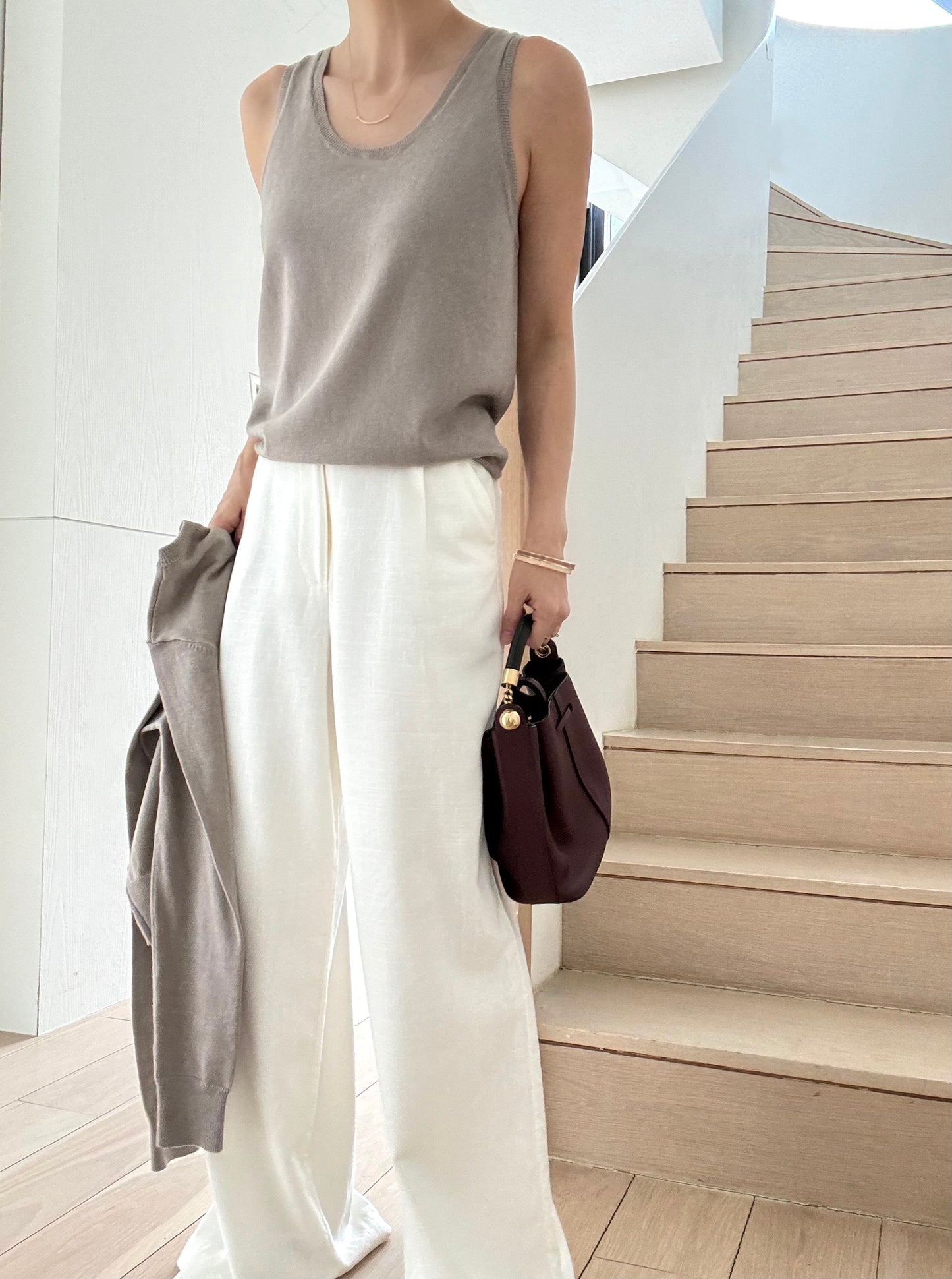 Everyday Softly Tailored Trousers ( Restocked!) - Cream