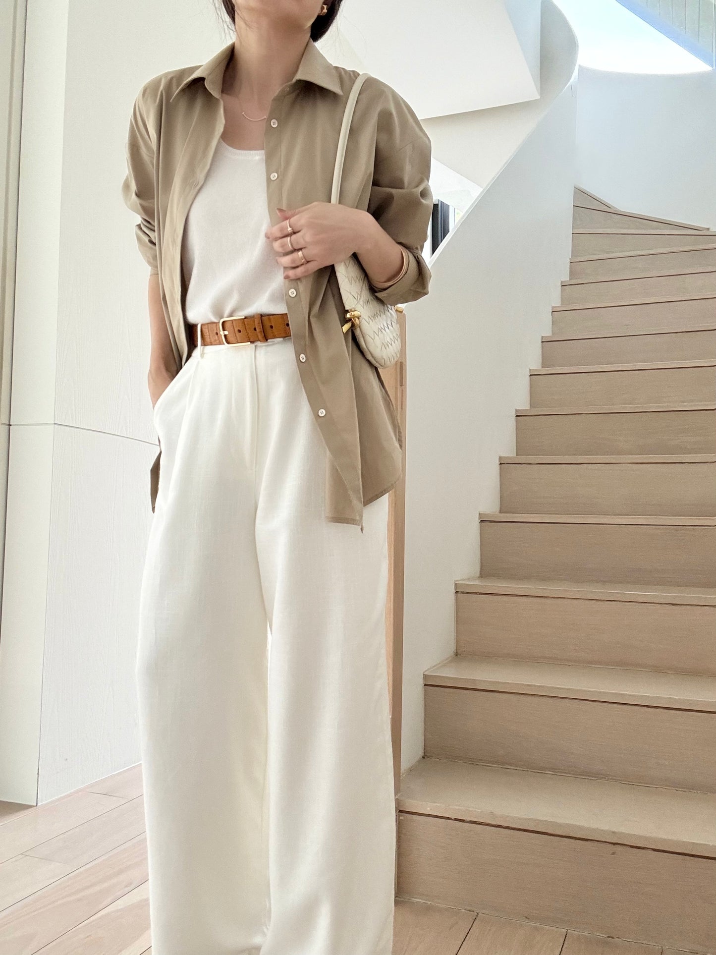 Everyday Softly Tailored Trousers ( Restocked!) - Cream