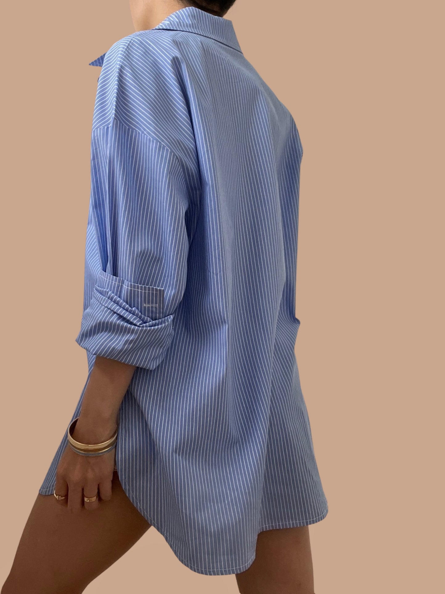 Out of Stock- 01 Blue Stripe Shirt