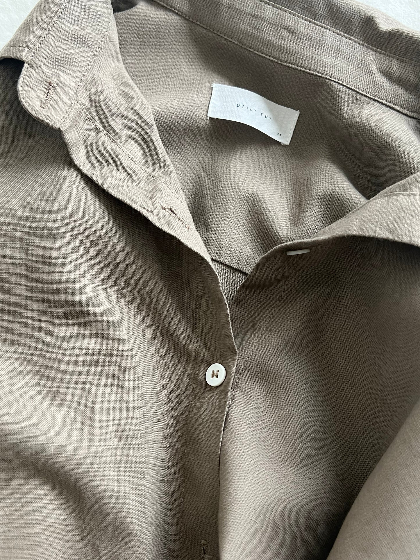 OUT OF STOCK 02 Linen Shirt- Cocoa