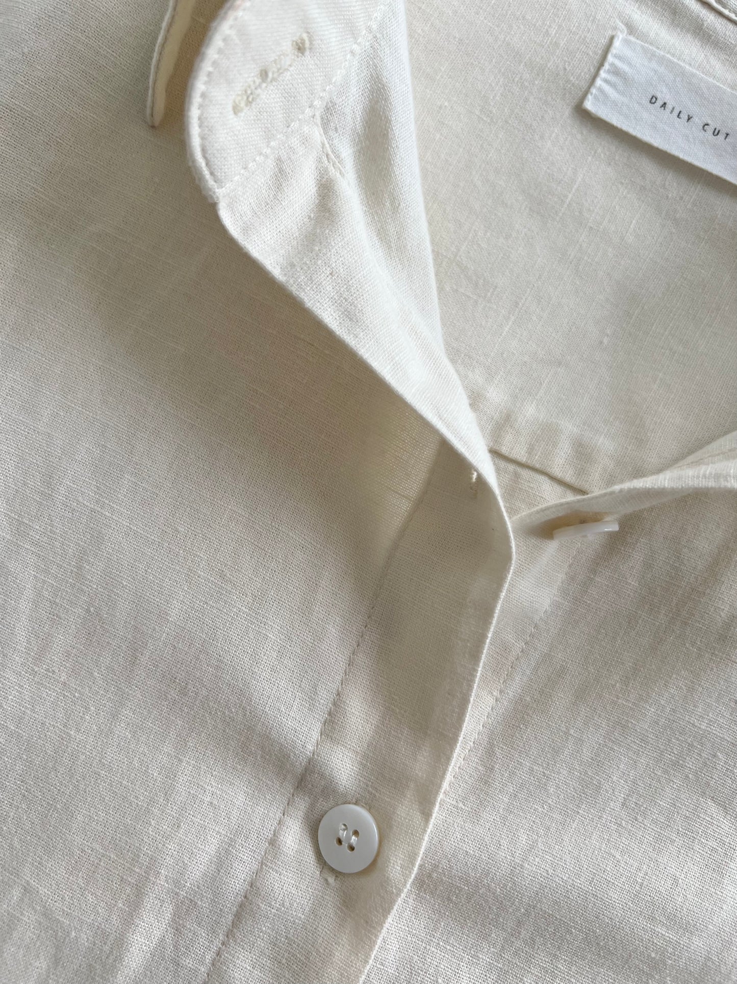 OUT OF STOCK 02 Linen Shirt -Buttermilk