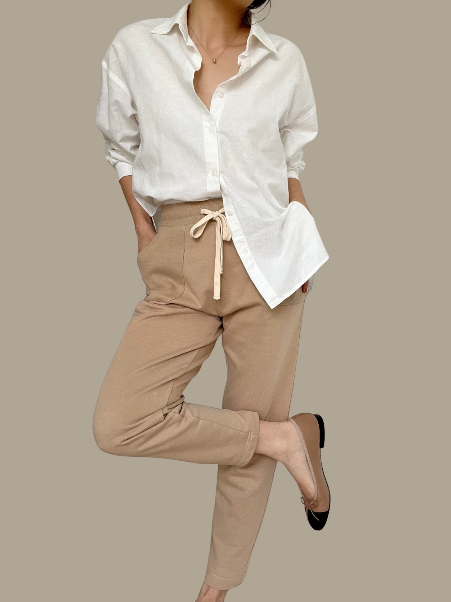 Out of Stock - 08 Everyday Jogger Pants - Latte