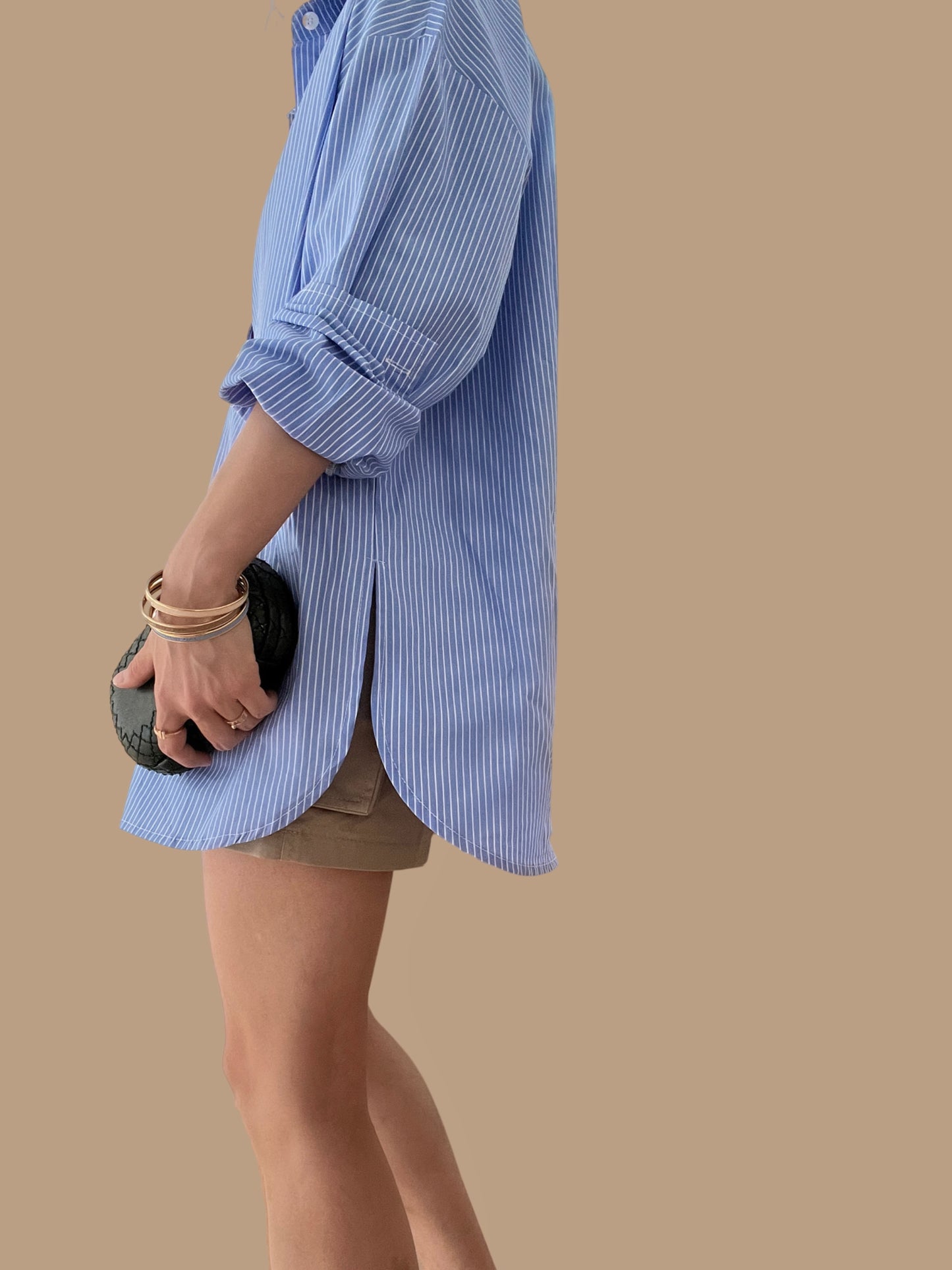 Out of Stock- 01 Blue Stripe Shirt